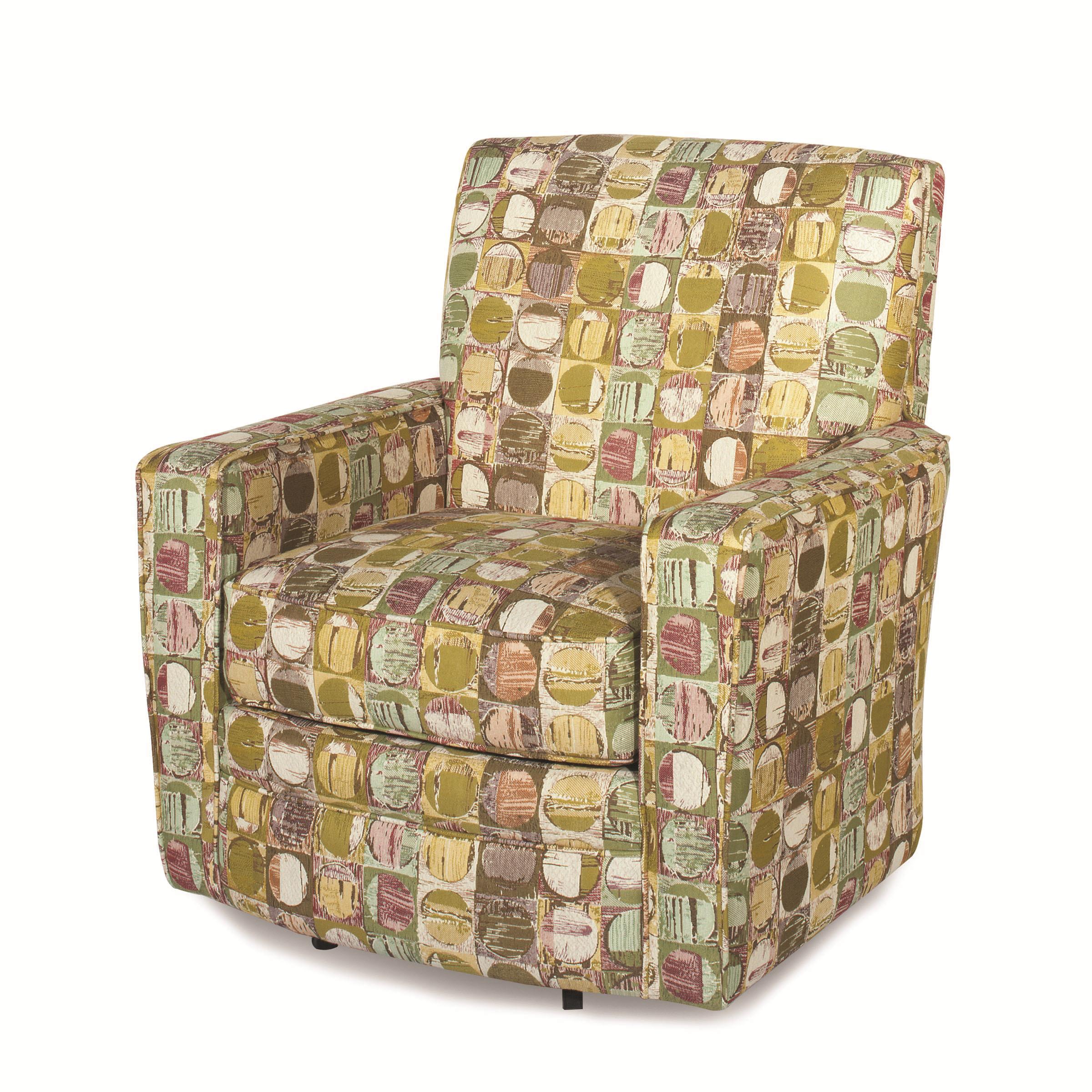 Upholstered Swivel Glider